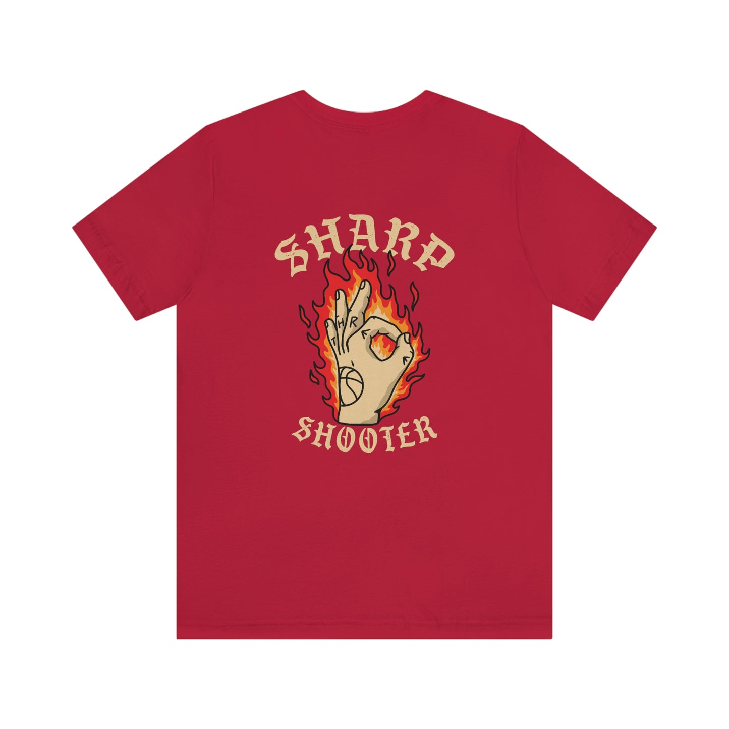 Sharp Shooter Tee in Tan Letters(Unisex)