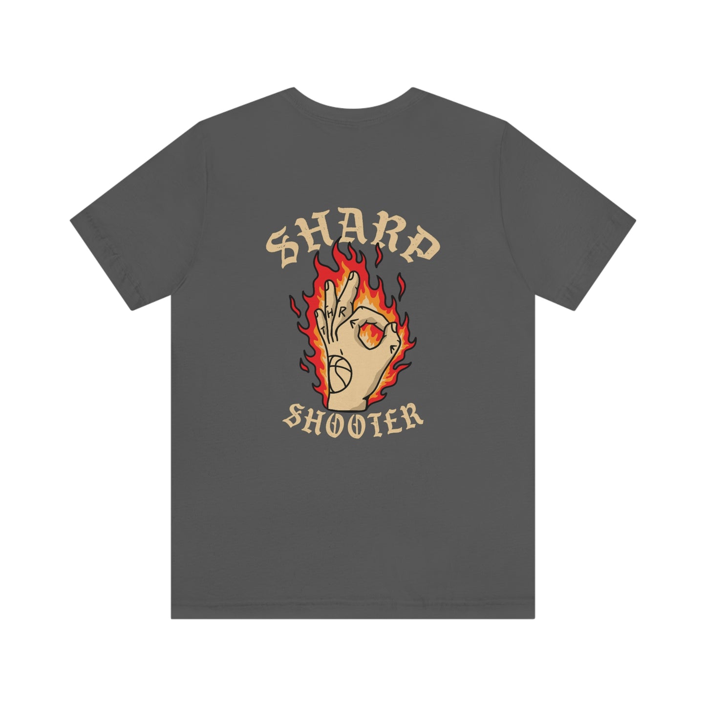 Sharp Shooter Tee in Tan Letters(Unisex)