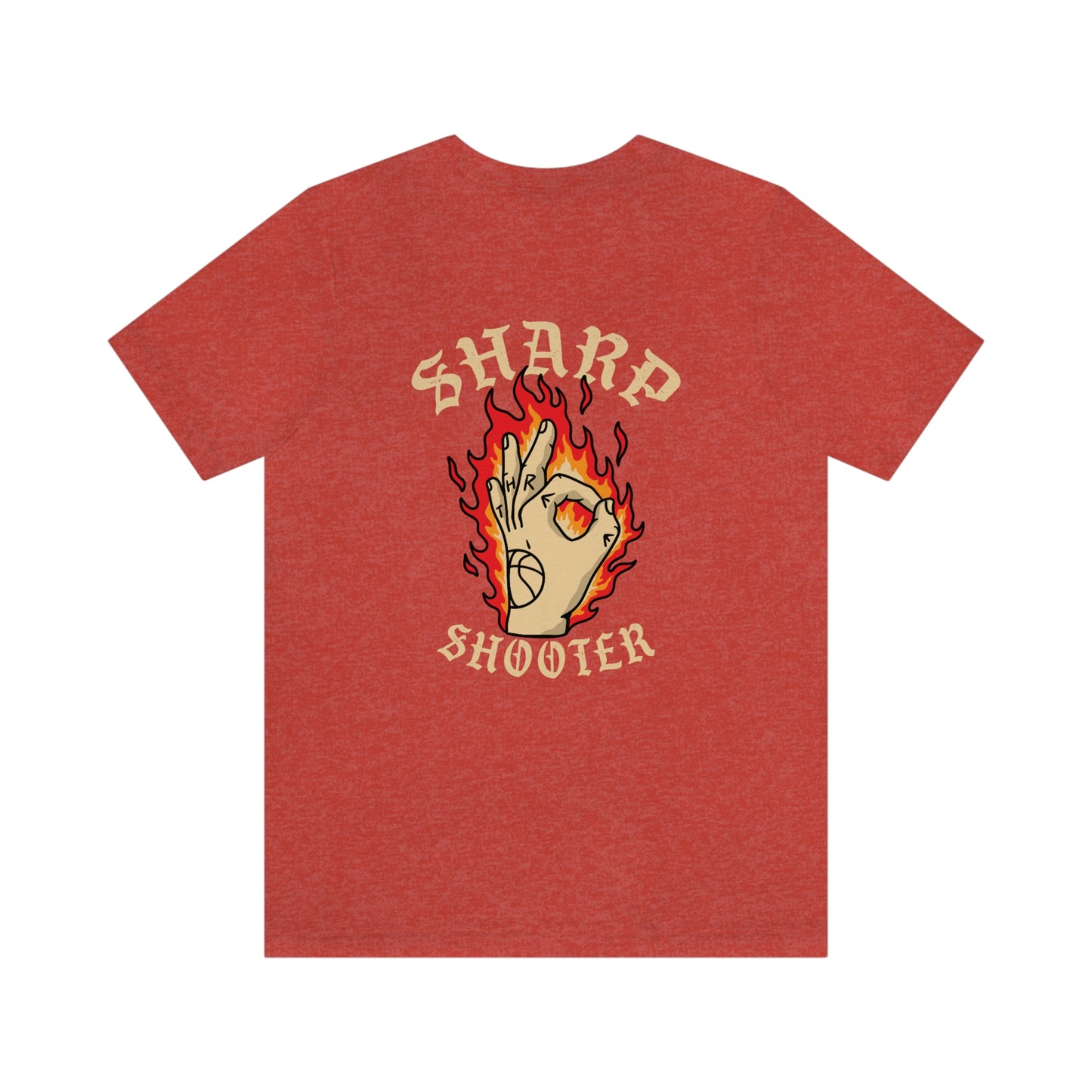 Sharp Shooter Tee in Tan Letters(Unisex)