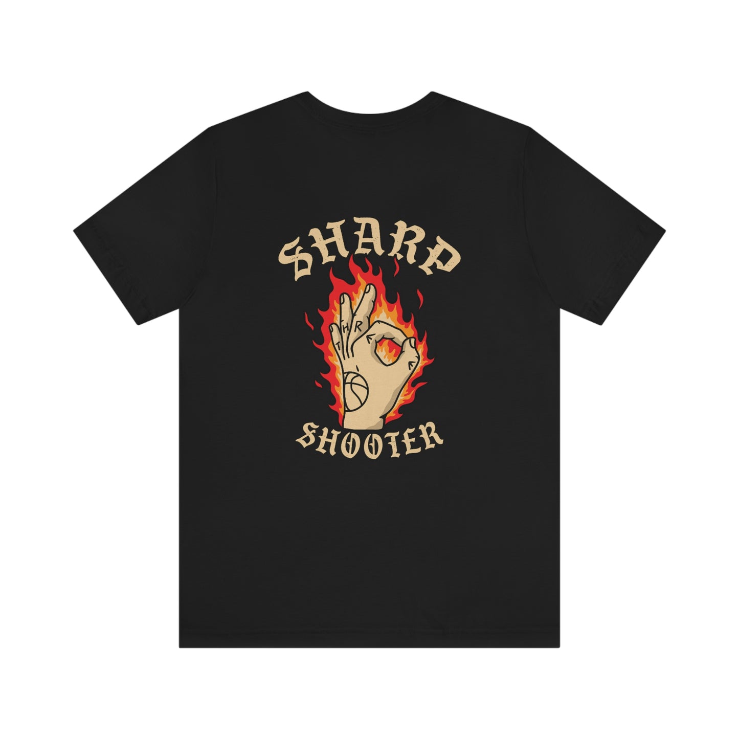 Sharp Shooter Tee in Tan Letters(Unisex)